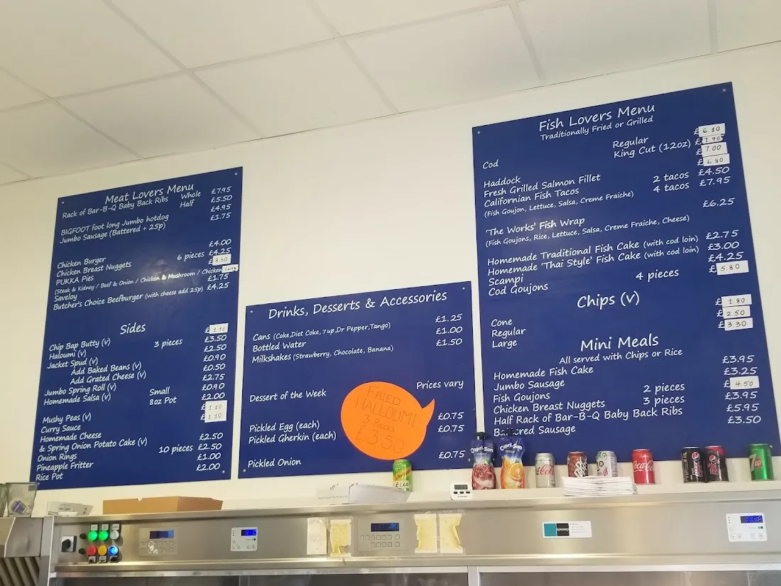 Lakeside fish and chips